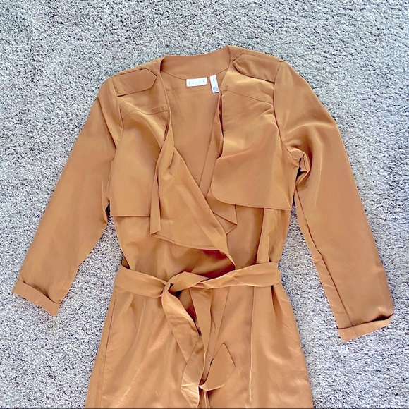 ✨Leith Faux Suede Trenchcoat✨ - Picture 3 of 4